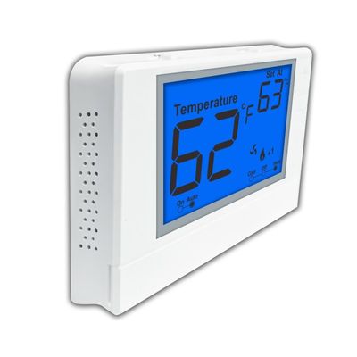 Riseem COOL System Operation Wired Room Thermostat 5.00" W X 3.81" H X 1.06" D Non-programmable with Physical Dimensions