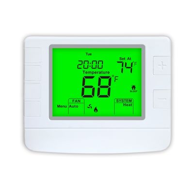 RIseem Effortlessly Control Your HVAC System with 7 Day Programmable Thermostat Anti-Flammable ABS PC Material