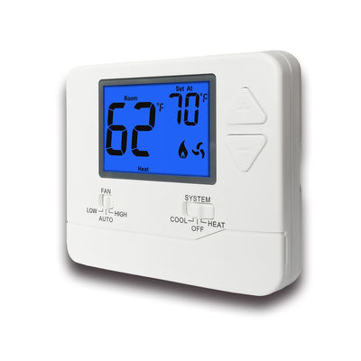 Riseem Fan Operation Mode HIGH Wireless Room Thermostat Non Programmable Featuring Durable Anti flammable PC ABS Material Designed for Operation