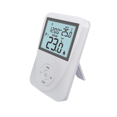 Anti-Flammable PC ABS Programmable Thermostat Wireless Operating Frequency 868MHZ Temperature Controller Suitable For Commercial HVAC