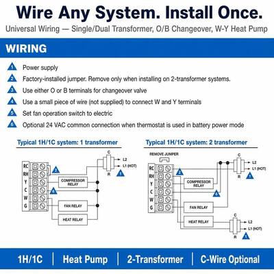 Conventional Application Type Wired Room Programmable Temperature heating thermostat featuring LCD Display designed for temperature management in heating systems
