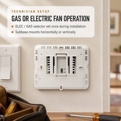 Touch LCD Display Wired Room Temperature Heating 7 Day Programmable Thermostat Battery Or 24V Power Supply For Precise And Heating Regulation