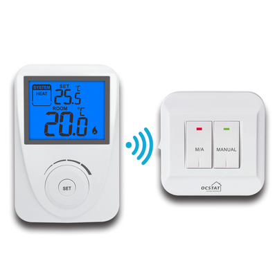 Wireless RF Comfortable and Energy Saving High Temperature Digital Heating Room Thermostat