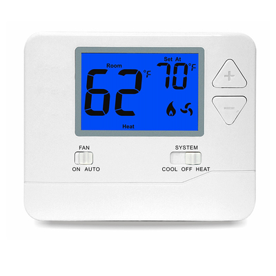 Indoor 24 Volt Non Programmable Thermostat 4.5 SQ Inch Display