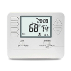 Digital Home 7 Day Programmable Thermostat With Large LCD Screen Battery Operated