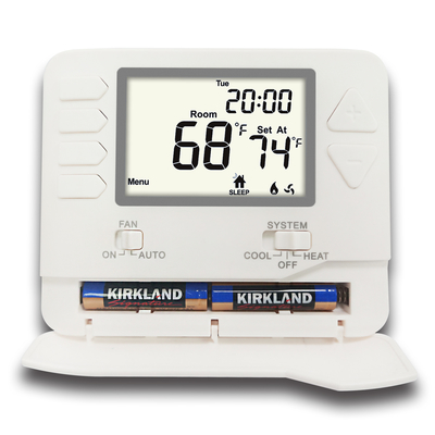 Riseem Digital Room Programmable Home Thermostat Blue Backlight Energy Saving