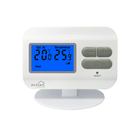 Large LCD 6 A Gas Bolier Digital Wireless Room Thermostat