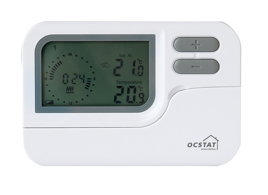 Riseem Heating White Remote Control Heating Thermostat Wireless Seven Days Programmable