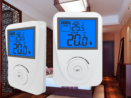 Riseem Twist Switch Wired Room Thermostat Sensor Non - Programmable  Energy Saving LVD EMC