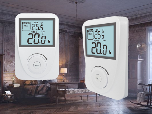 Riseem Twist Switch Wired Room Thermostat Sensor Non - Programmable  Energy Saving LVD EMC