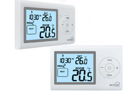 Intelligent Electric Room Thermostat For Heating System PC+ABS Material