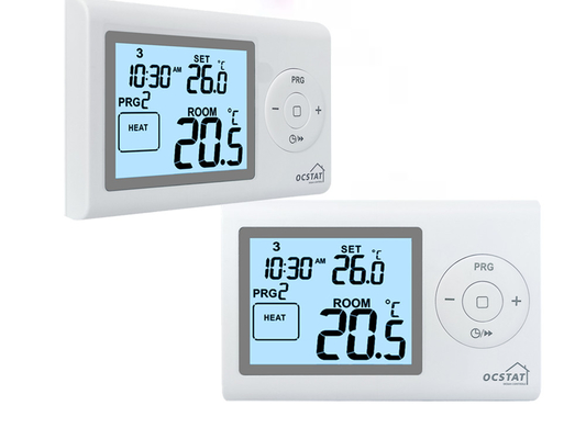 Riseem Intelligent Electric Room 7 Days Programmable Thermostat For Heating System PC+ABS Material