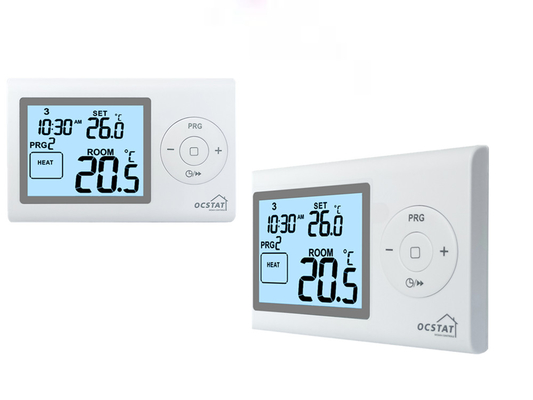 Riseem Intelligent Electric Room 7 Days Programmable Thermostat For Heating System PC+ABS Material