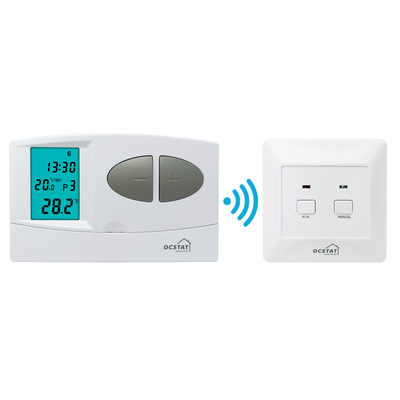 5 + 2 Programmable Digital Electronic Riseem Room Thermostat Water Heating  CE ROHS