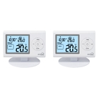 24 Hour RF Programmable Room Adjustable Temperature Thermostat  Multi - Function  Easy Operation