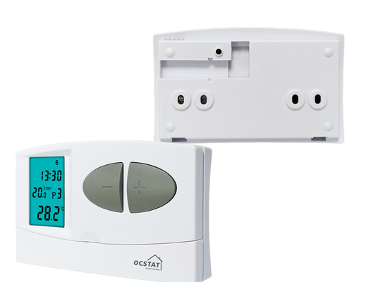 Riseem Classic Electric Programmable Room Thermostat LCD Display Energy Saving