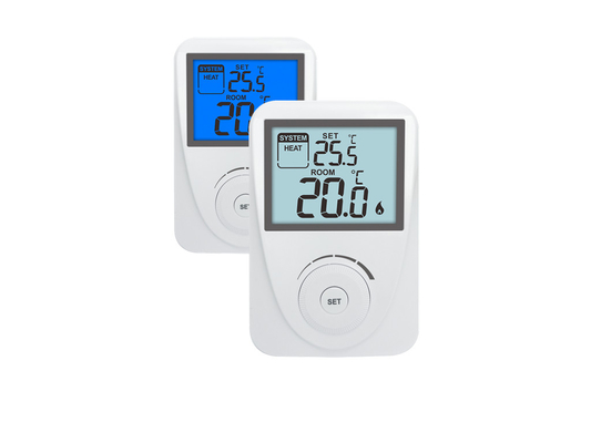 Riseem Easy Installation Wifi Room Thermostat For Underfloor Large Digital Adjustable Button