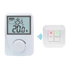 Non - programmable White Color Wireless RF Room Thermostat For Heating Control