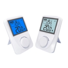 Non - programmable White Color Wireless RF Room Thermostat For Heating Control