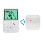 Energy - Saving White Color Wireless RF Room Thermostat For Temperature Control