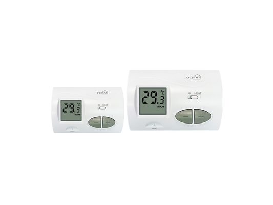 Riseem 868mhz 230V Boiler Heating Room Thermostat For Underfloor Large Button