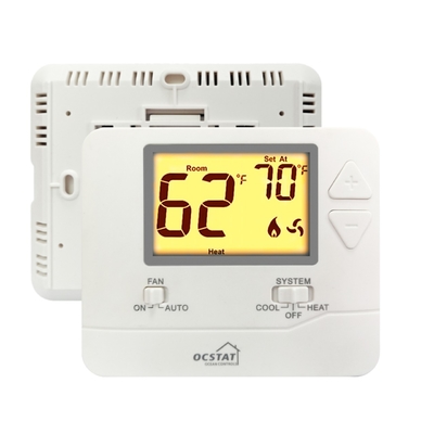 Non Programmable HVAC  Thermostat Single Stage Battery - Powered