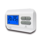 White Household Air Conditioning Wired Room Thermostat With LCD Display