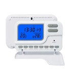 White 7 Day Programmable Digital Underfloor Heating Thermostat With NTC Sensor