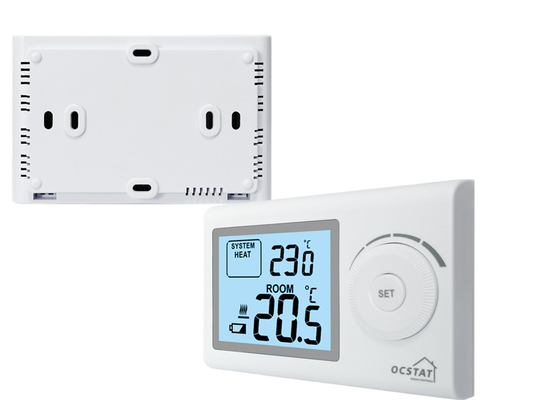 Riseem Heating And Cooling Non - Programmable RF Room Thermostat With 2*AAA Size Battery
