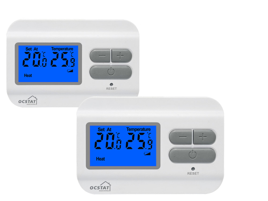 Riseem Underfloor Heating Digital Room Thermostat Weekly Programmable  With LCD Display