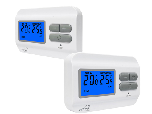 Riseem Underfloor Heating Digital Room Thermostat Weekly Programmable  With LCD Display