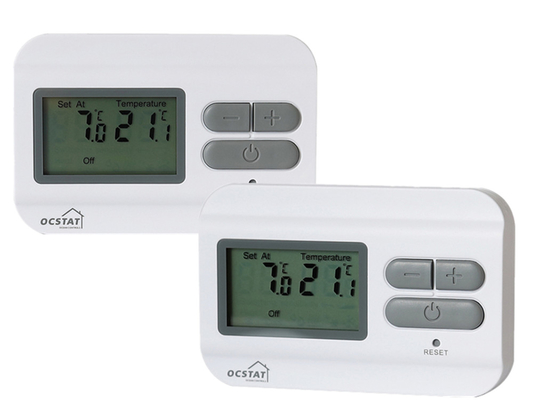 Riseem Push - button Easy Reader Non Programmable Manual Room Thermostat Digital Electric Room Temperature Controller For Heating