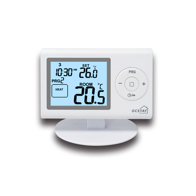 LCD Display Relay Omron Wireless Room Thermostat For Temperature Control