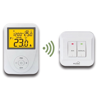 Electronic Radio Frequency Digital Room Thermostat for Boiler White CE