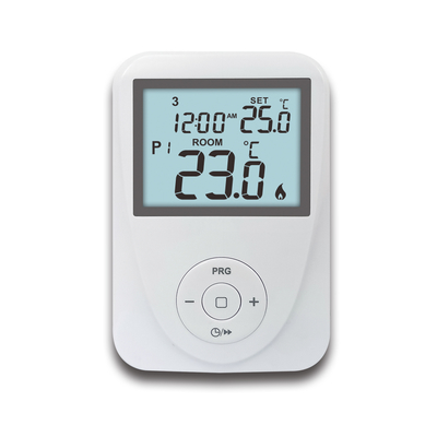 Electronic Radio Frequency Digital Room Thermostat for Boiler White CE