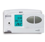 Smart Household LCD Display Water / Floor Heating System Wired Room Thermostat