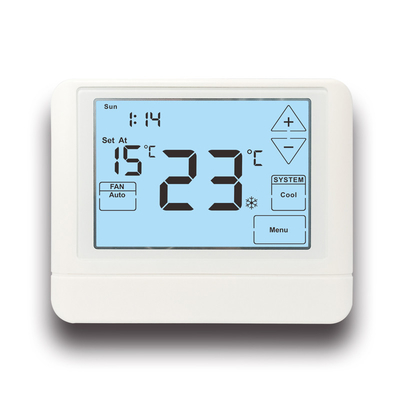 Smart Household Digital HVAC Room Thermostat With 1 Heat / 1 Cool Stage