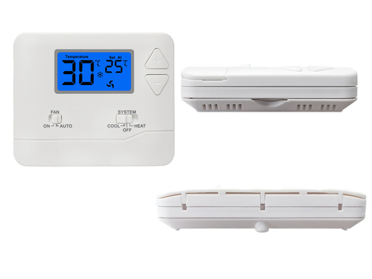 Riseem Single Stage Digital Electronic Thermostat Adjustable For Building Ventilation Systems