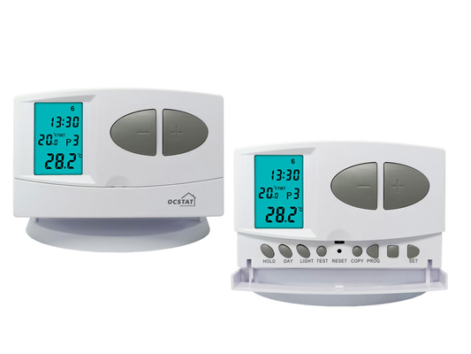 Riseem EL Back Light Weekly Programmable RF Room Thermostat For Underfloor Heating