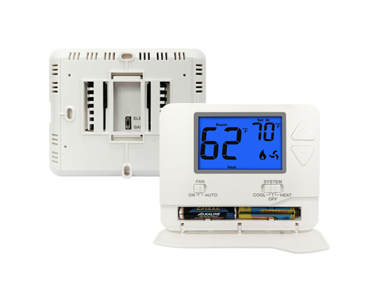 Riseem Home Wiring 24v Digital DC HVAC Non-programmable Thermostat For Air Conditioning
