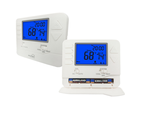 Riseem 2 Heat / 2 Cool Electronic Heat Pump HVAC Thermostat With Heating And Cooling