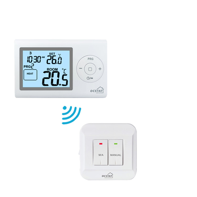 Riseem Programmable Wireless RF WiFi Room TUYA Thermostat For Boiler