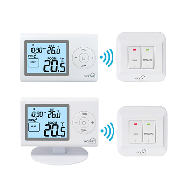 Riseem Programmable Wireless RF WiFi Room TUYA Thermostat For Boiler