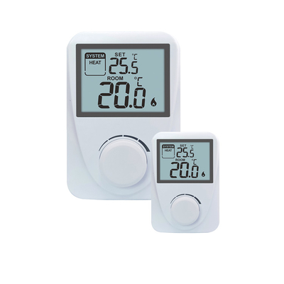 Riseem 230V LCD Display Omron Relay Wired Room Non-programmable Thermostat For Boilers