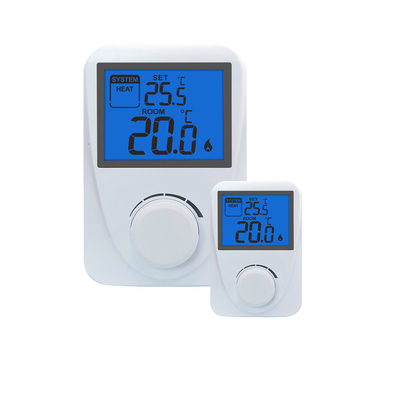 Riseem 230V LCD Display Omron Relay Wired Room Non-programmable Thermostat For Boilers