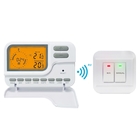 Fireproof ABS Wireless Programmable Room Thermostat For Gas Boiler