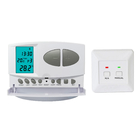 Blue Backlight Radio Frequency Thermostat 230V For Water Heater