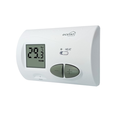 Riseem Push Button ABS Non Programmable Thermostat For Underfloor Heating