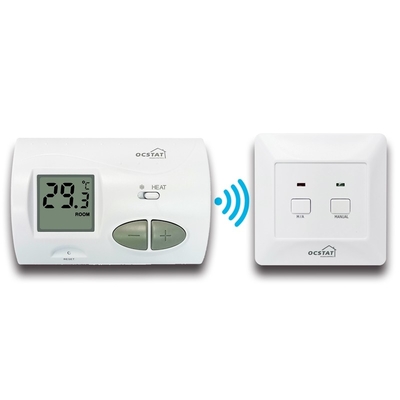 Riseem 868MHZ Underfloor Heating Push Button RF Electric Room Thermostat