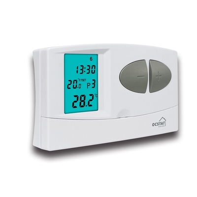Riseem LCD Display 7 Day Programmable Room Thermostat With Omron Relay